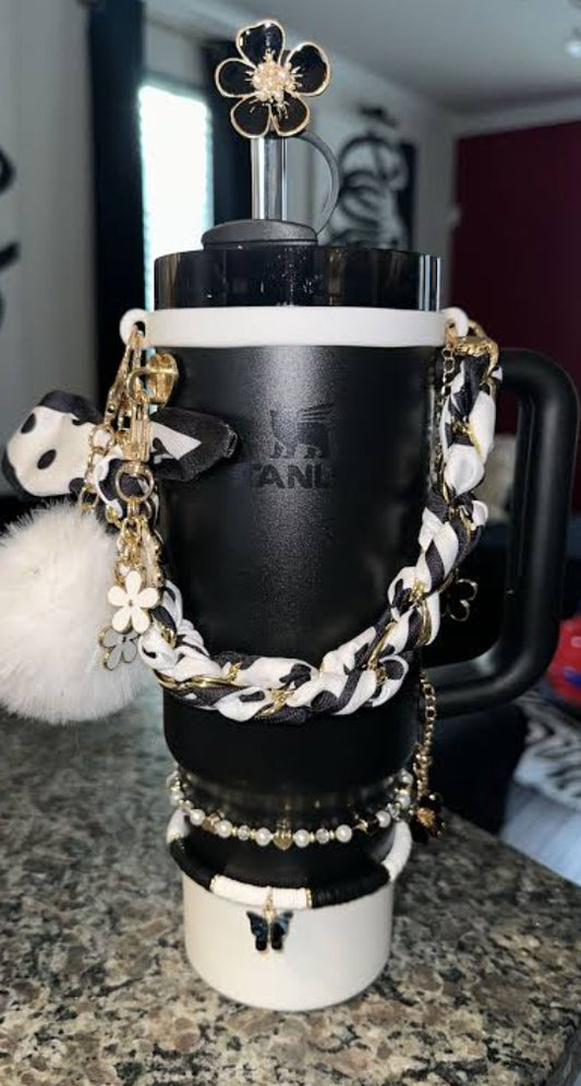 Stanley cup and Accessories (Black ⬛)