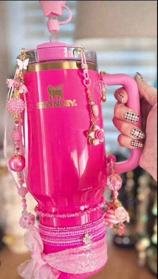 Stanley cup and Accessories (Pink 💗)